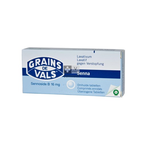 Grains De Vals Senna 16 mg  20 Comprimés