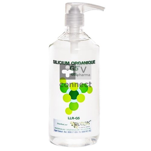 Silicium Organisch G5 Gel Pompfl 750ml Bioticas
