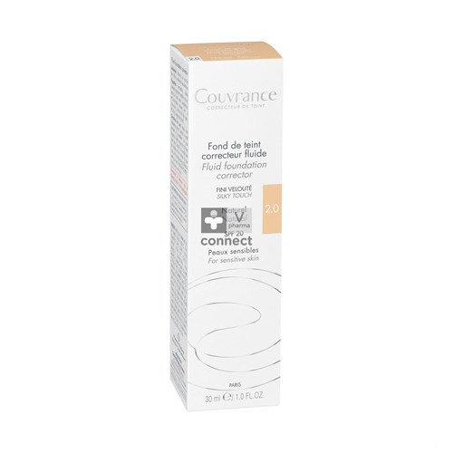 Avene Couvrance Fond De Teint Correcteur Fluide 2 Naturel 30 ml