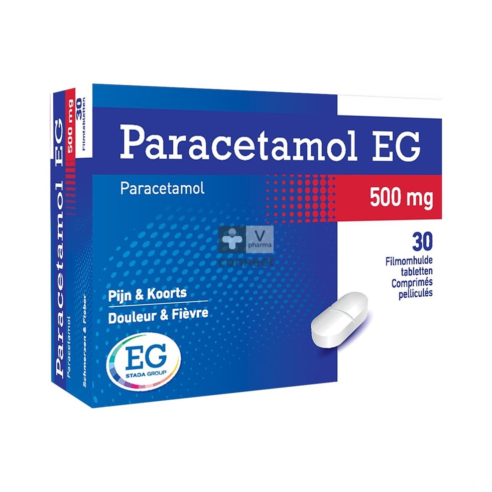 Paracetamol Eg 500 mg 30 tabletten