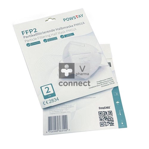 Masque Norme Ffp2 Ce2834  2 Pièces