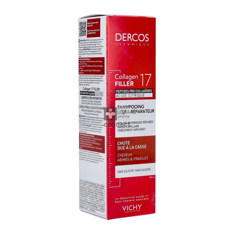 Vichy Dercos Collagen 17 Filler Shampoo 200ml