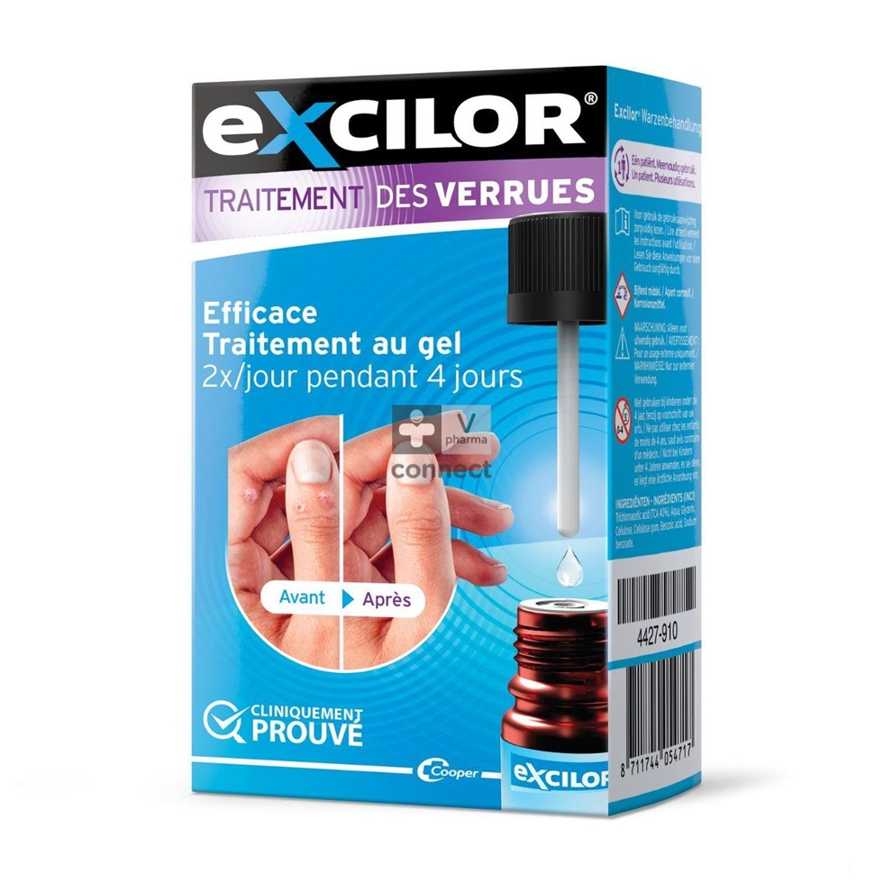 Excilor Traitement Verrues Gel Tca 4 ml