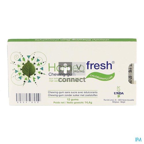 Homeofresh Chewinggum Dentifrice 12 Pieces