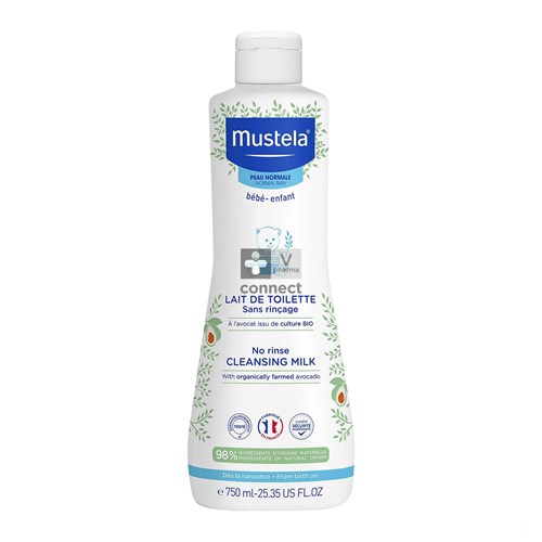 Mustela Peaux Normales Lait De Toilette 750 ml