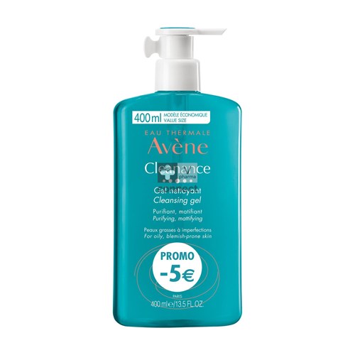 Avene Cleanance Gel Nettoyant 400 ml -5€