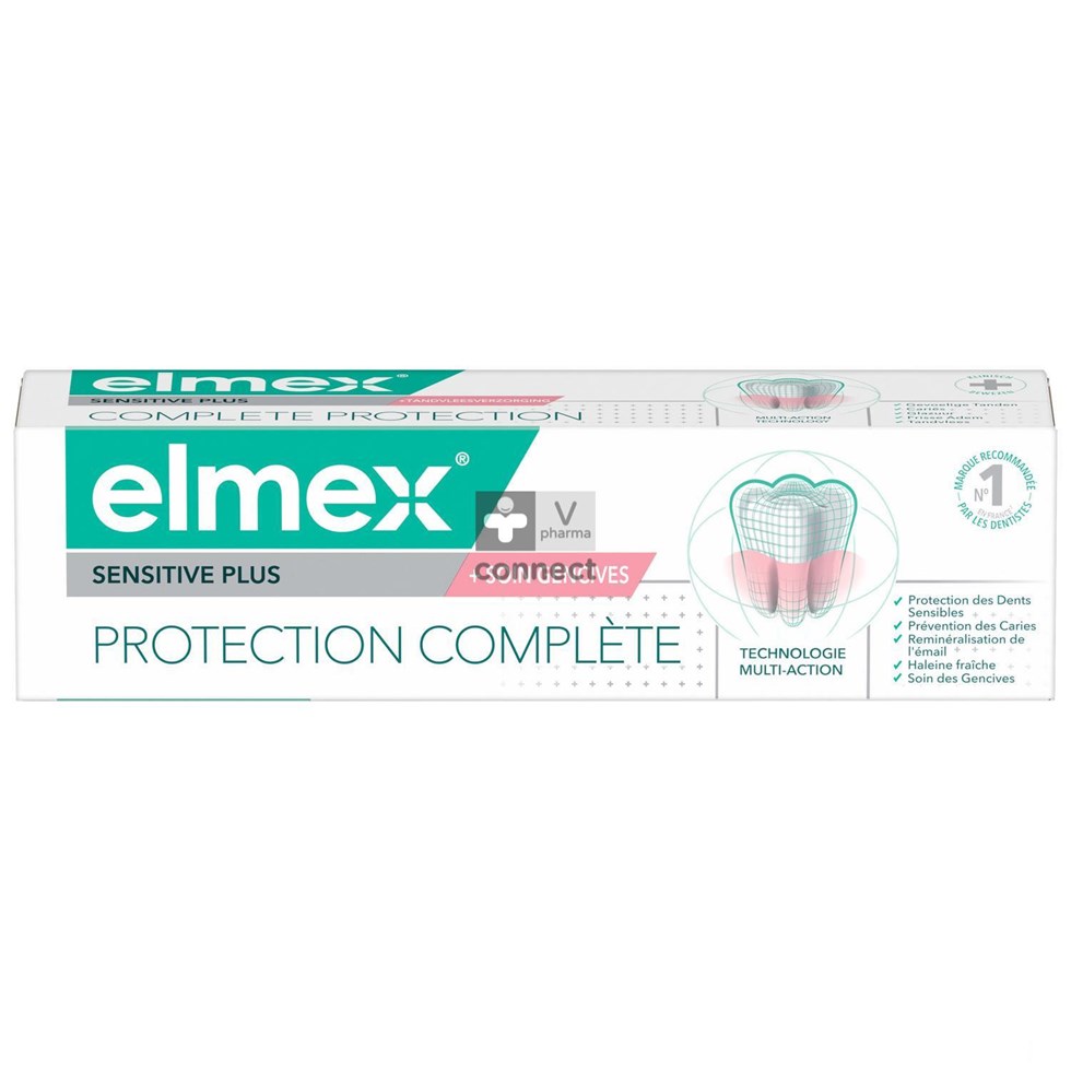 Elmex Dentifrice Sensitive Plus Protection Complete  75 ml