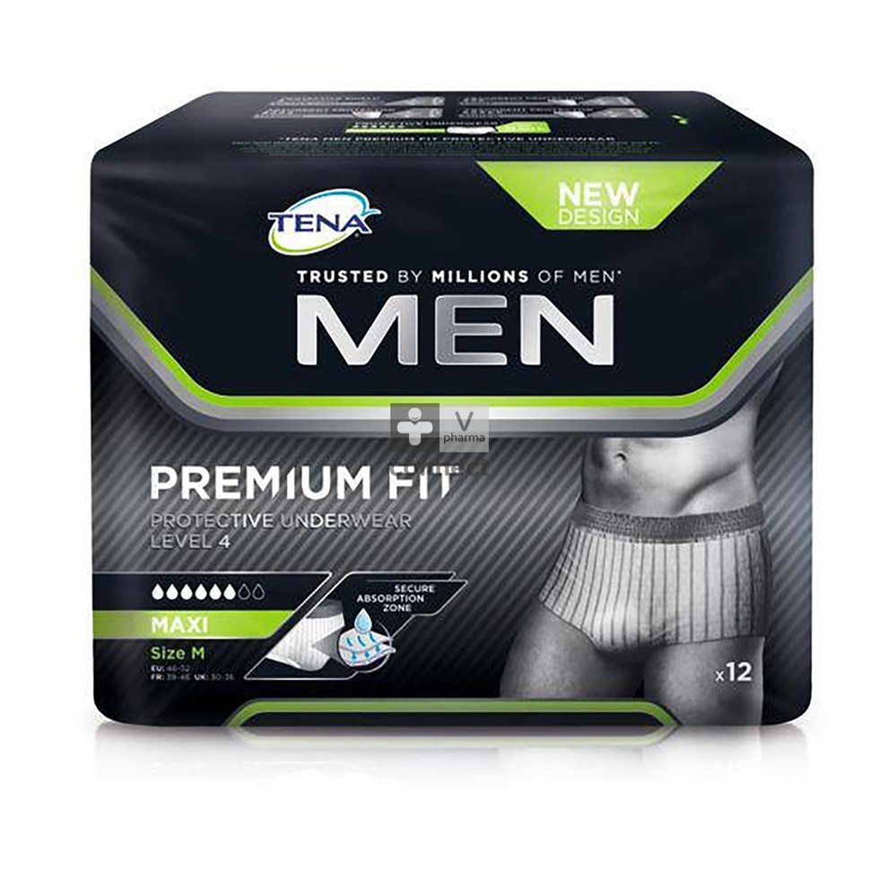 Tena Protect Underwear Men Medium 12 Pièces