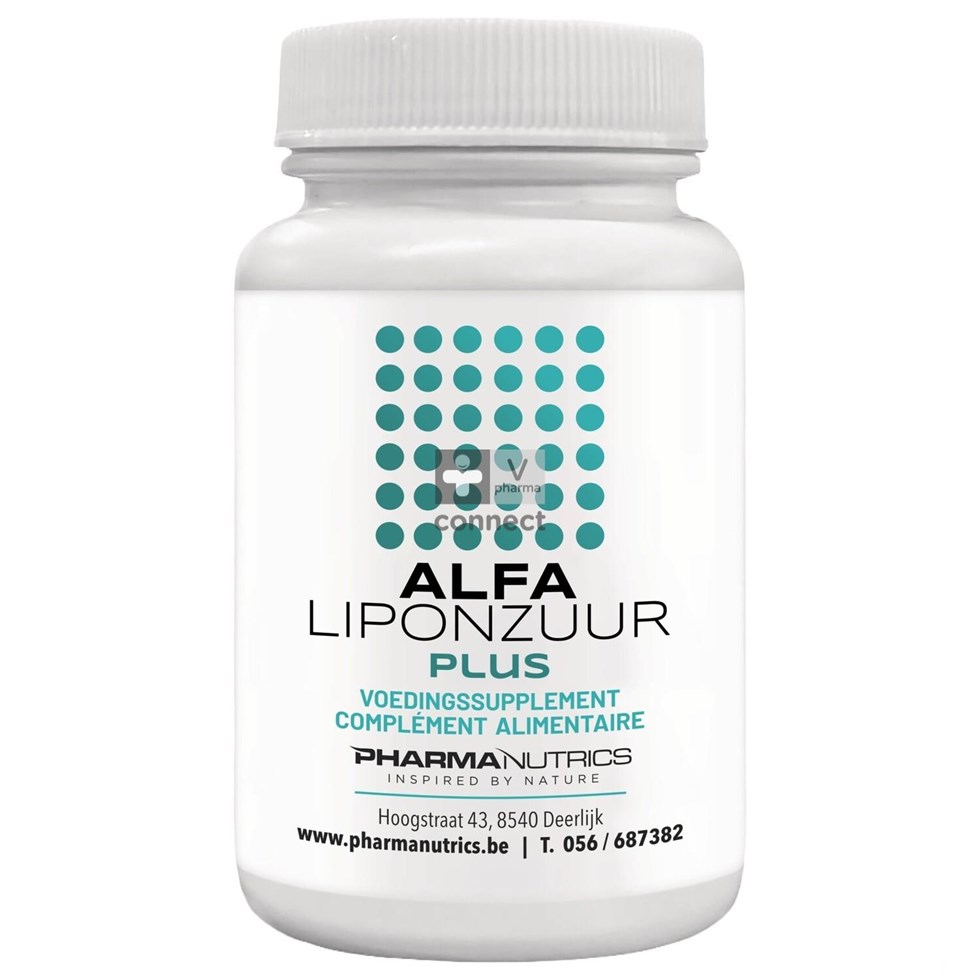Alfa Liponzuur Plus V-caps 60 Pharmanutrics