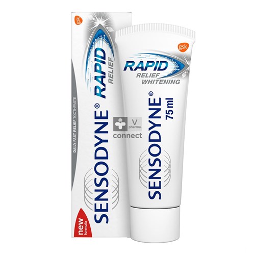 Sensodyne Rapid Relief Whitening Tandpasta 75ml