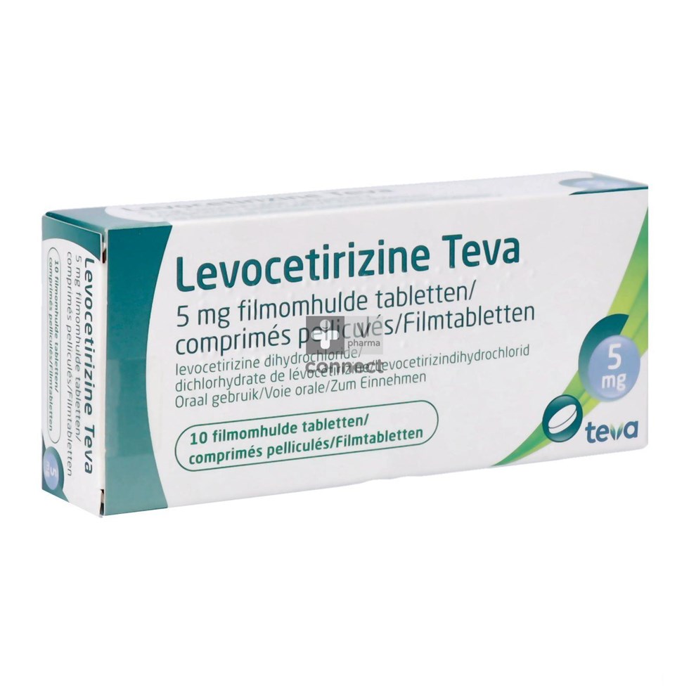 Levocetirizine Teva 5mg Comp 10