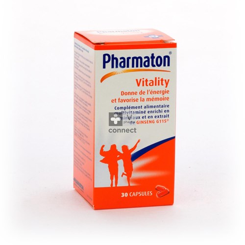 Pharmaton Vitality 30 Capsules