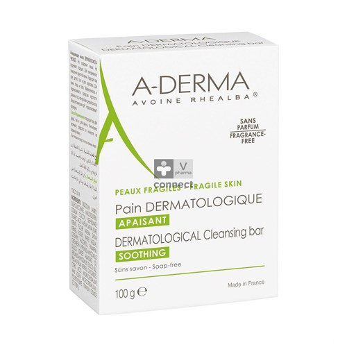 Aderma Pain Dermatologique au Lait d' Avoine 100 g