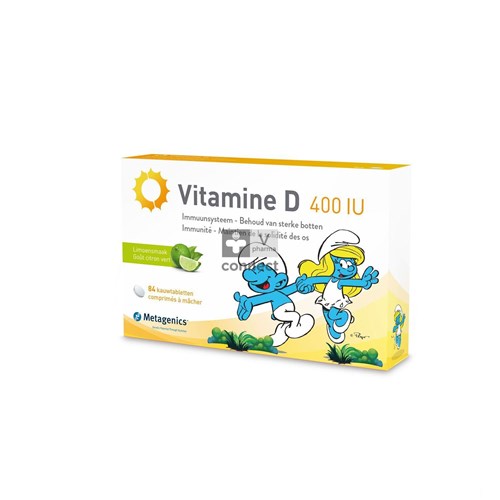 Vitamine D 400iu Metagenics Smurfen Comp 84