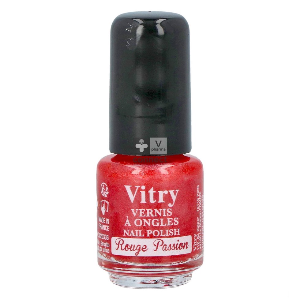 Vitry Vernis à Ongles Rouge Passion 4 ml