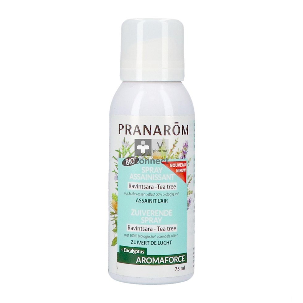 Pranarom Aromaforce Zuiv.spray Ravin.eucal.bio75ml