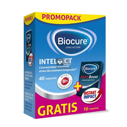 Biocure Intellect Pack Comp 40+ Max Comp 10 Grat.