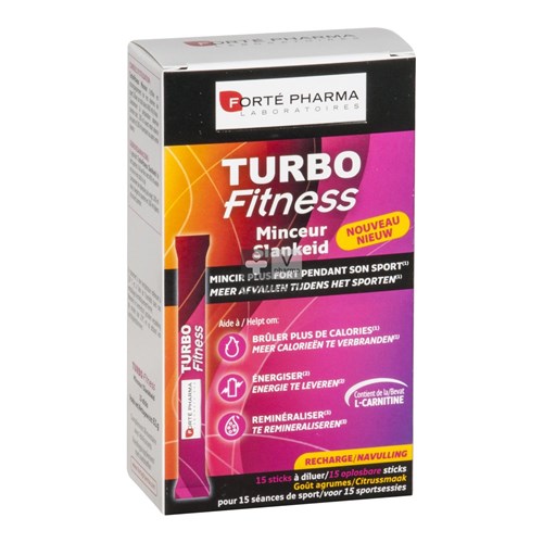 Forte Pharma Turbo Fitness Minceur Recharge 15 Sticks