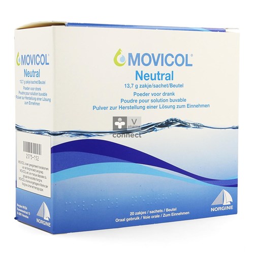 Movicol Poudre Neutral 20 Sachets