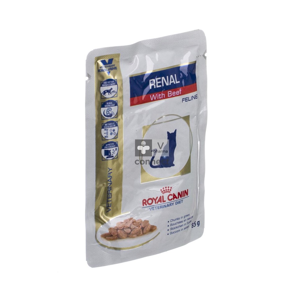 Royal Canin V Diet Feline Renal Boeuf 12 x 85 g