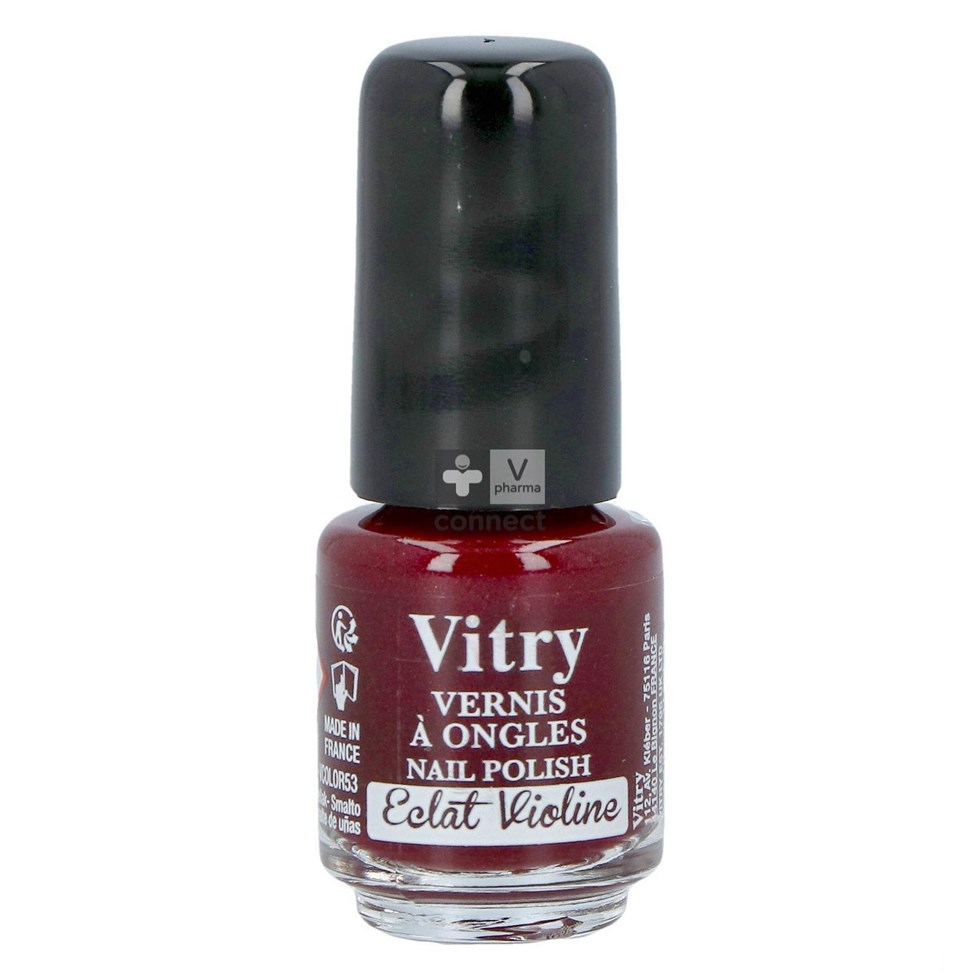 Vitry Vernis à Ongles Eclat Violine 4 ml