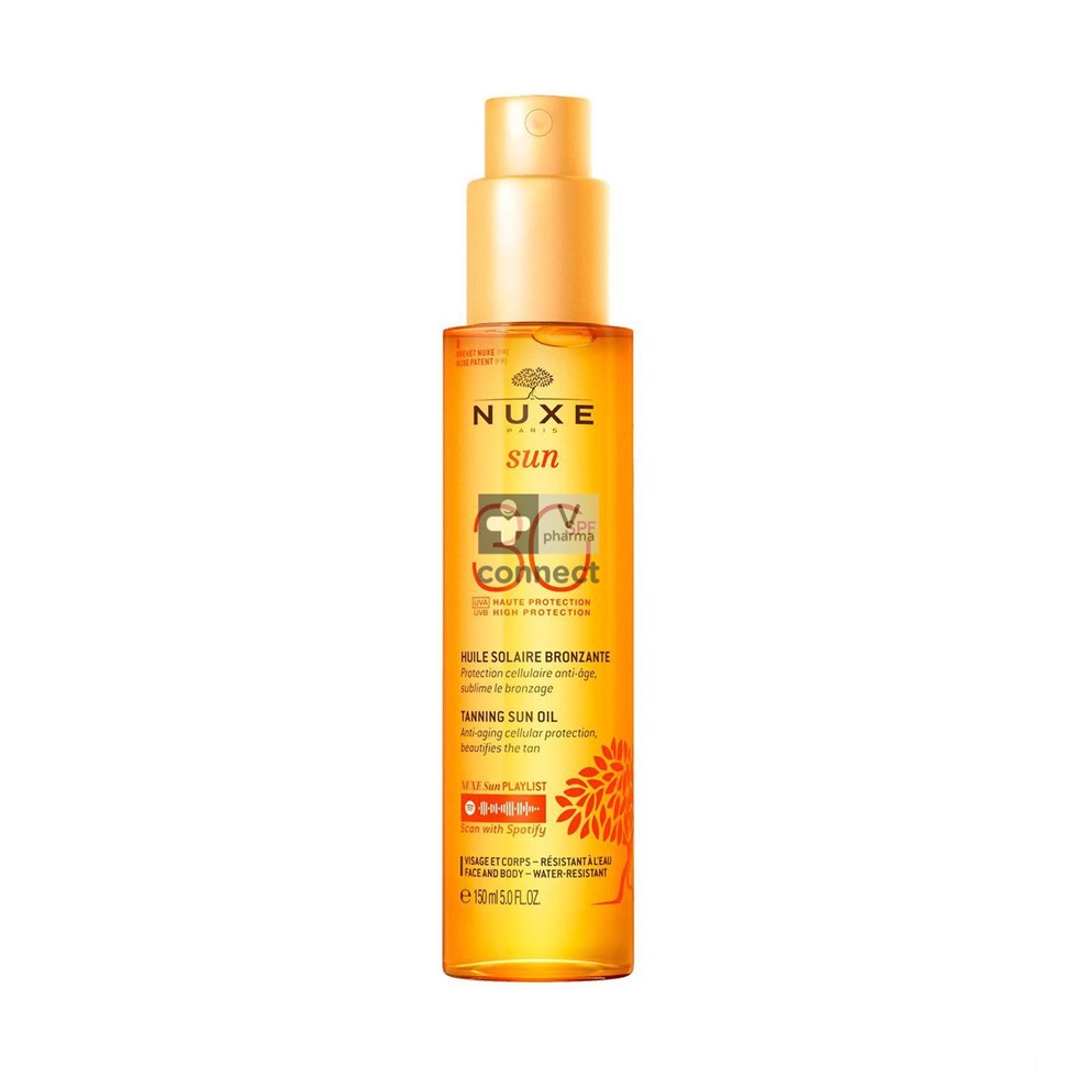 Nuxe Sun Huile Bronzante SPF30 Visage & Corps150 ml