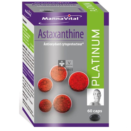 Mannavital Astaxanthine Platinum 60 Capsules