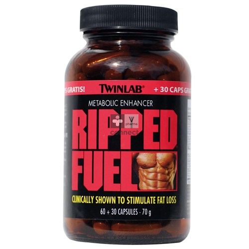 Twinlab Ripped Fuel Promo 60 Capsules + 30 Gratuites