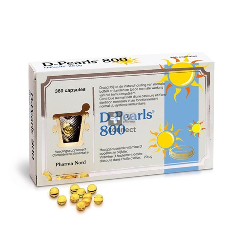 D - Pearls 800  360 Capsules Pharma Nord