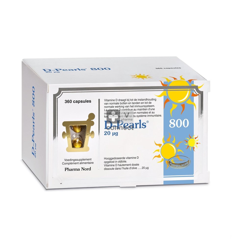 D - Pearls 800  360 Capsules Pharma Nord