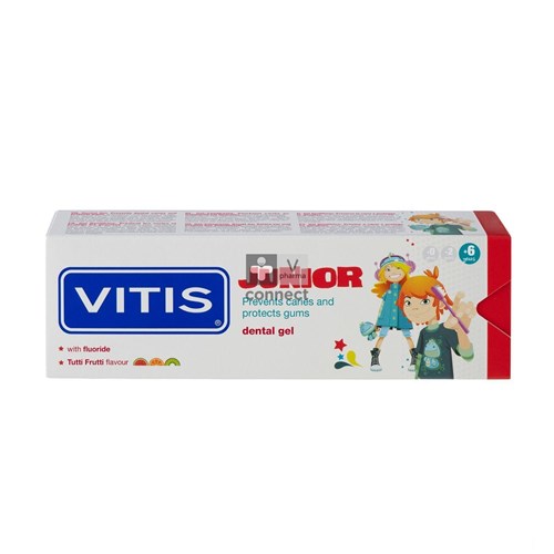 Vitis Junior Gel Tandpasta 75ml