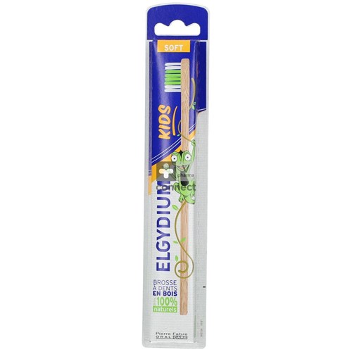 Elgydium Brosse à dents Bois Kids Souple