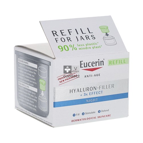 Eucerin Hyaluron Filler +3X Effect Soin Nuit Recharge 50 ml