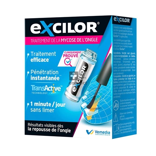 Excilor Mycoses Ongles Solution 3,3 ml