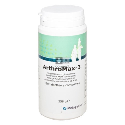 Arthromax 3 Pot Tabl 180 4345 Metagenics