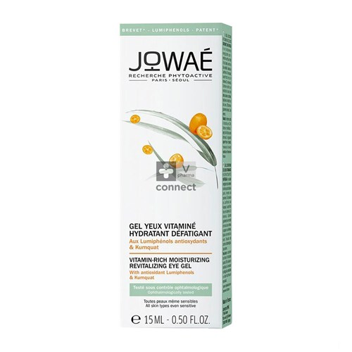 Jowae Gel Yeux Vitaminé Hydratant Défatigant 15 ml