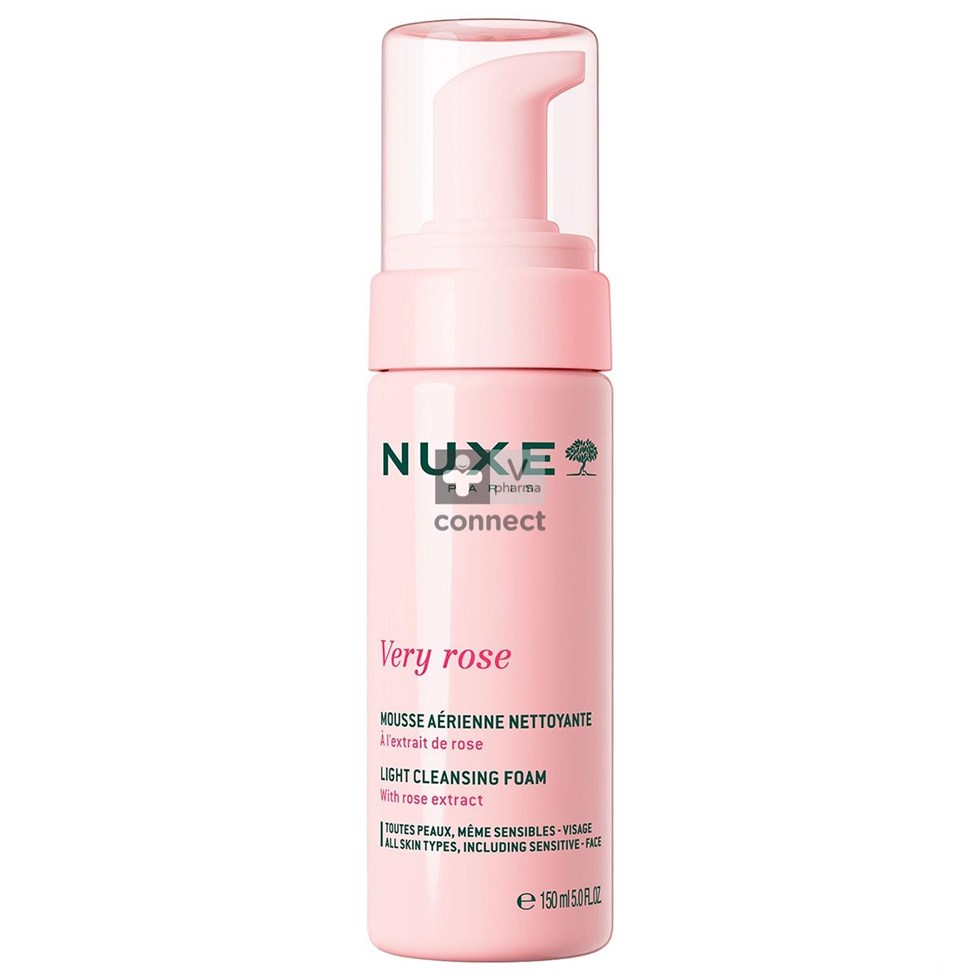 Nuxe Very Rose Luchtige Reinigingsschuim 150ml Nf