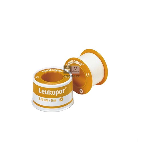 Leukopor Deksel Kleefpleist. 2,50cmx5,0m 1 0247200