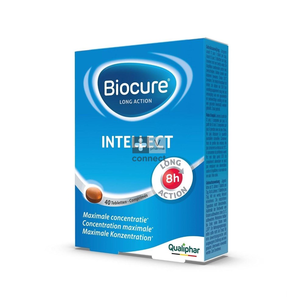 Biocure Long Action Intellect Étudiant 40 Comprimés