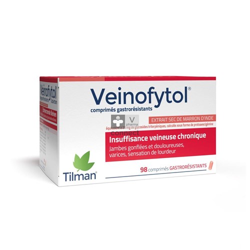 Veinofytol Maagsapresist Tabl 98x50mg