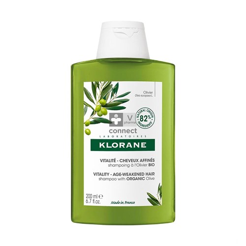 Klorane Shampooing Anti-Age à l'Olivier 200 ml