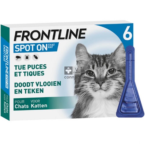 Frontline Spot-On Chat 6 Pipettes