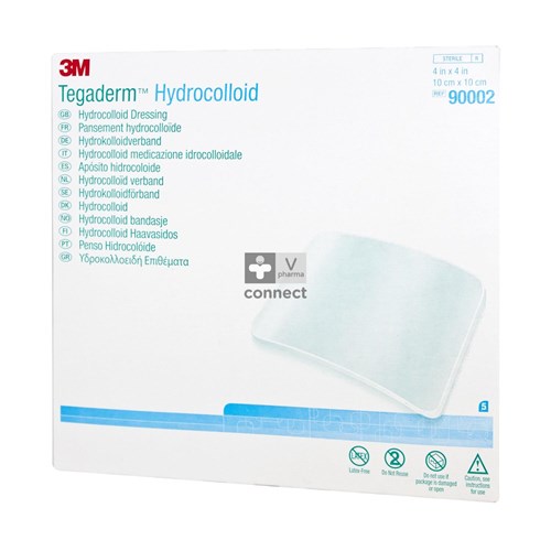 Tegaderm Hydrocolloid carré 10 m x 10 cm 5 Pièces Réf. 9002