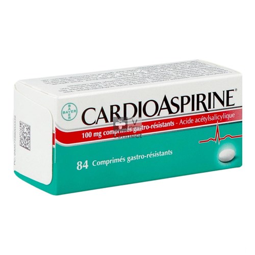 Cardioaspirine Maagsapresist. Tabl 84 X 100mg