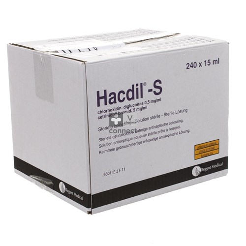 Hacdil S 15 ml 240 Unidoses