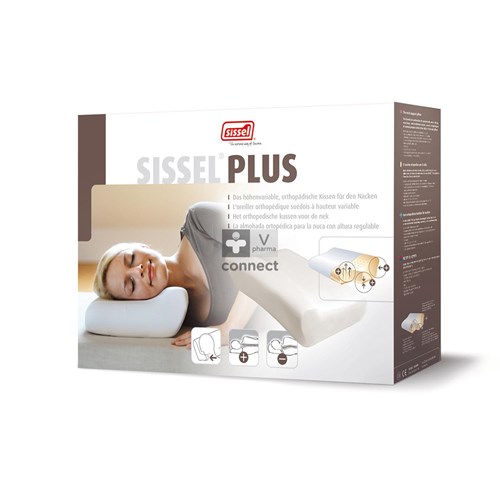 Sissel Plus Hoofdkussen Orthoped.+overtrek Stretch