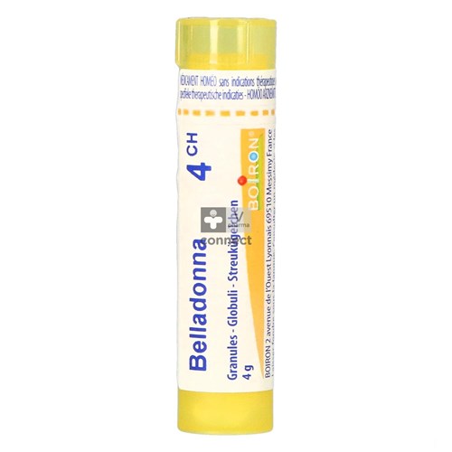 Belladonna 4ch Gr 4g Boiron