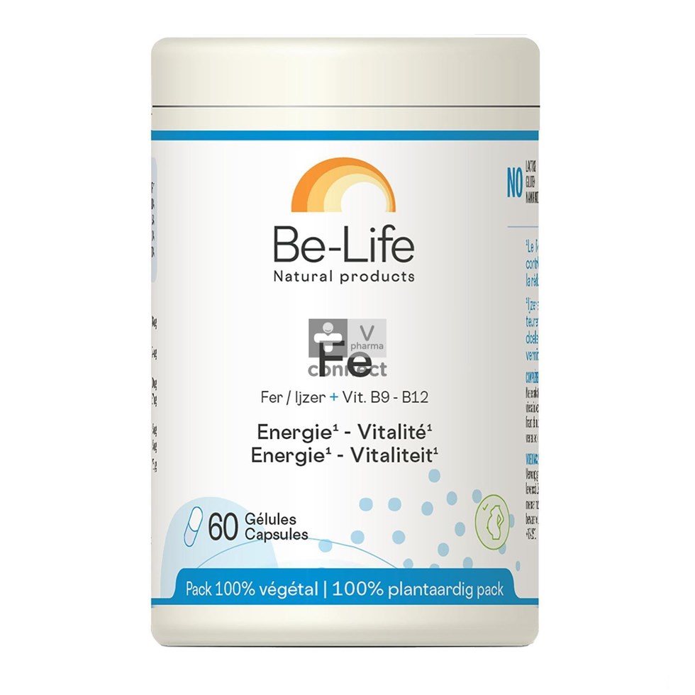 Fe Minerals Be Life Nf Gel 60x100mg