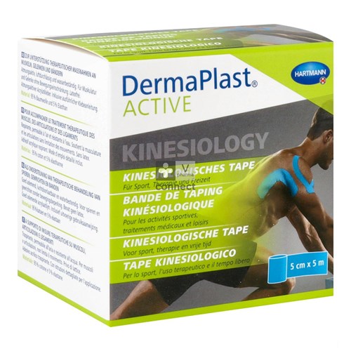 Dermaplast Active Kinesio Tape Bleu 5 cm x 5 m