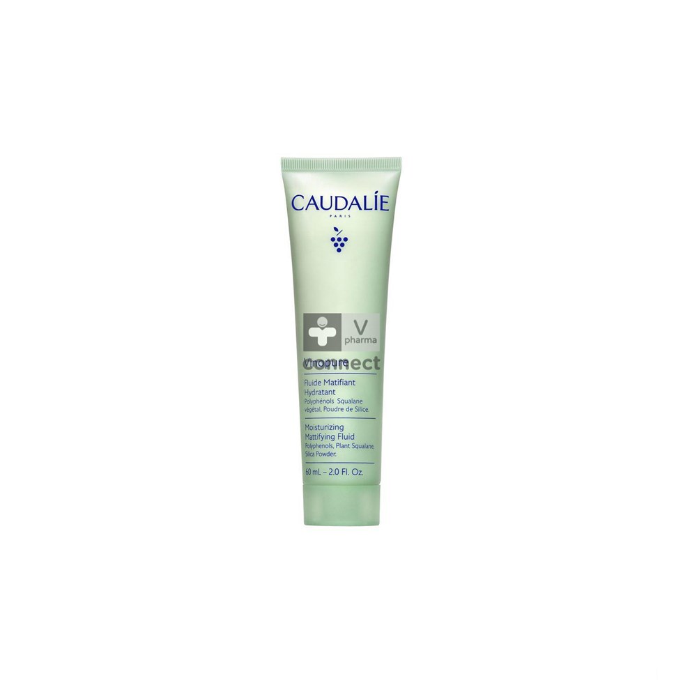 Caudalie Vinopure Hydrat.&matmakende Fluide 60ml